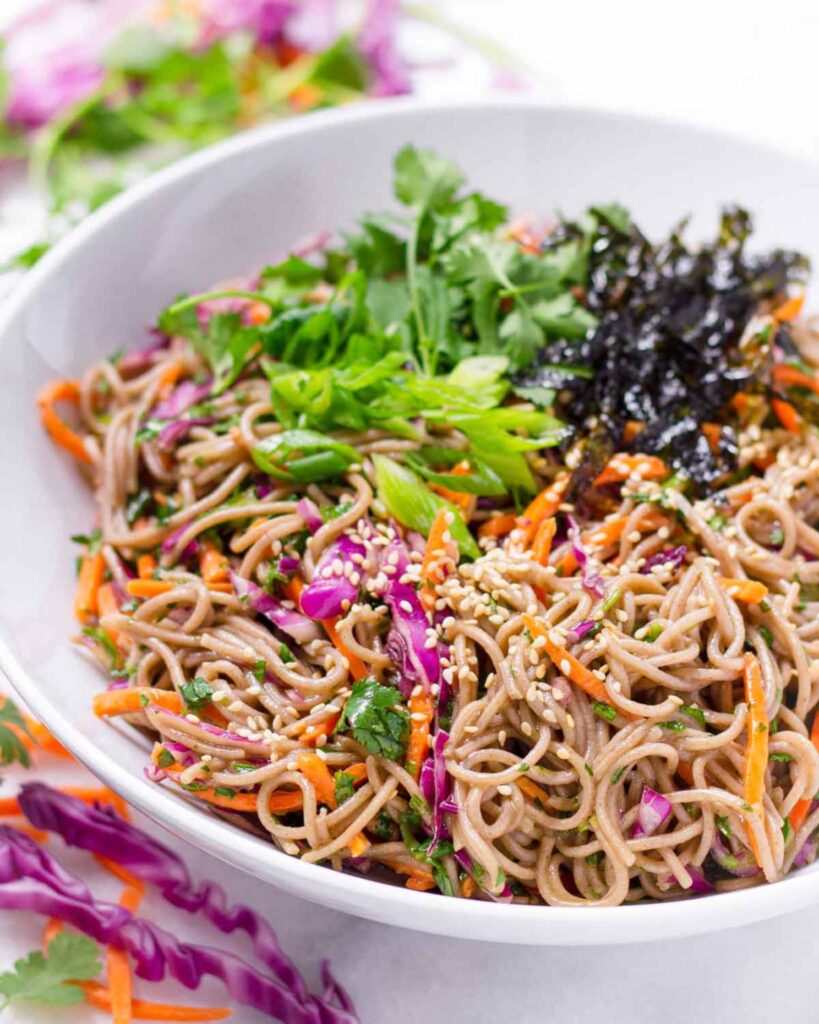 Asian Soba Noodle Salad