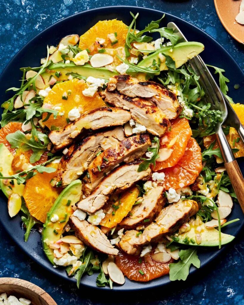 Avocado Chicken Salad with Citrus Dressing