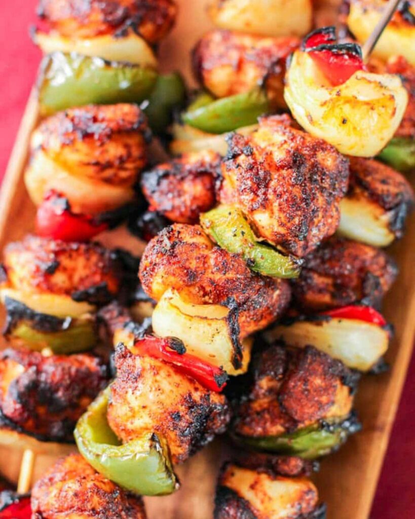 BBQ Chicken Skewers