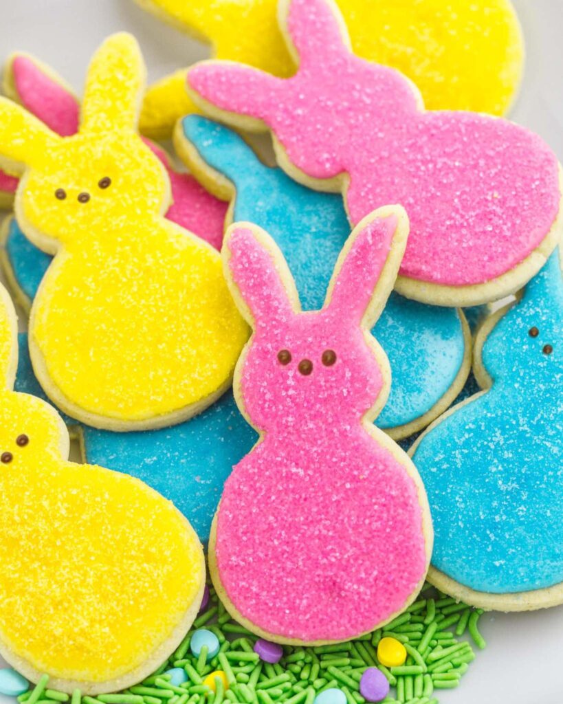 Bunny Face Sugar Cookies