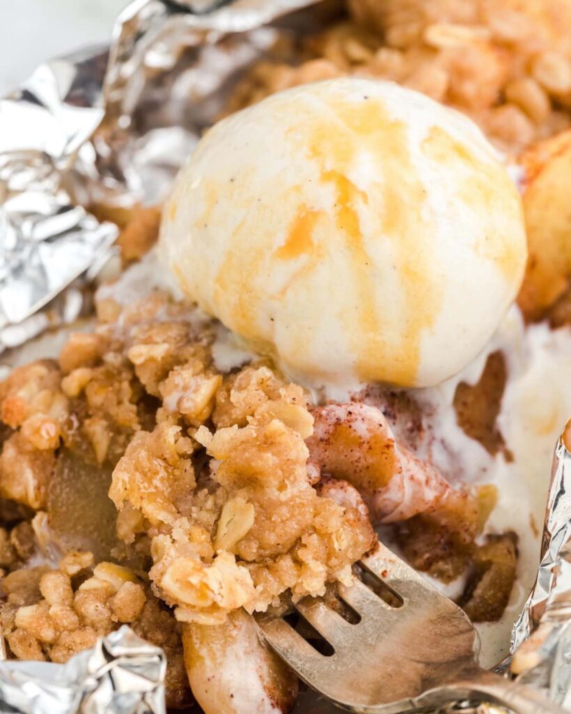 Campfire Apple Crisp