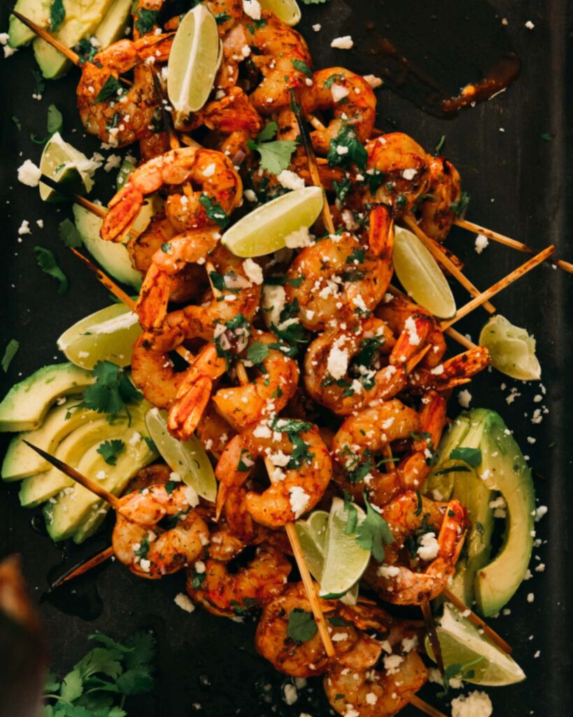 Campfire Shrimp Skewers
