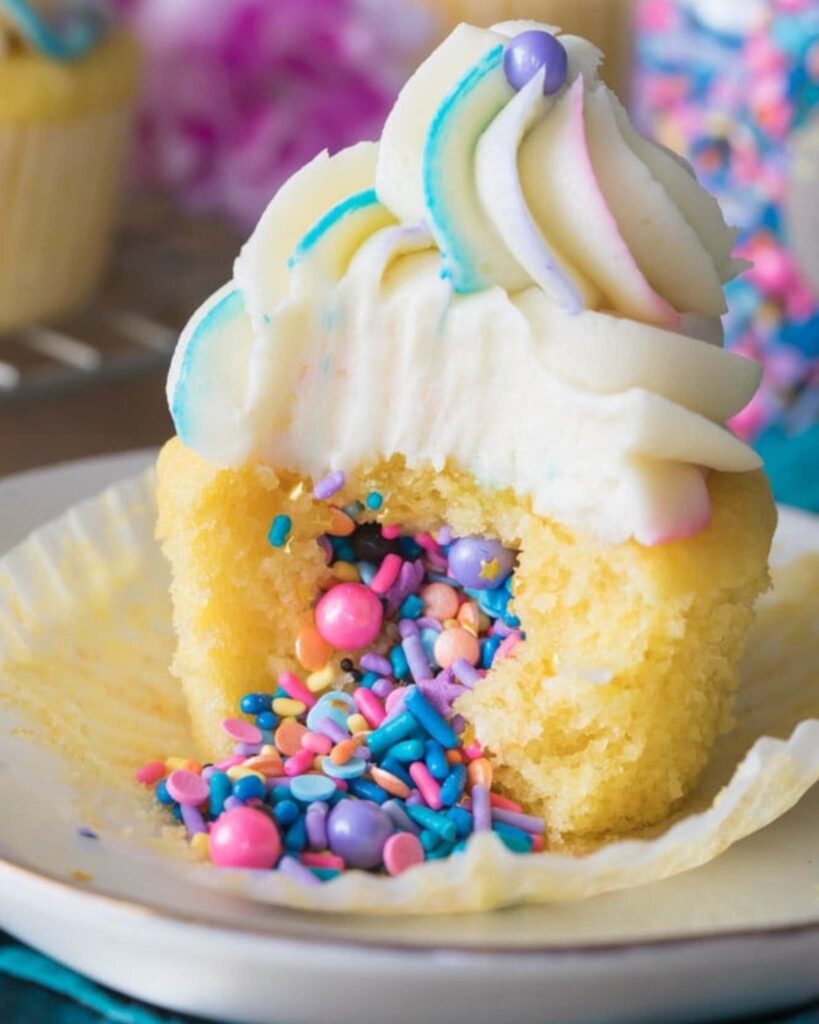 Candy-Filled Surprise Cupcakes