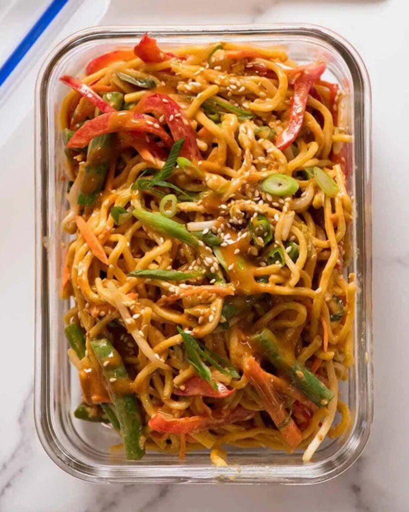 Cold Noodle Salad with Sesame Dressing