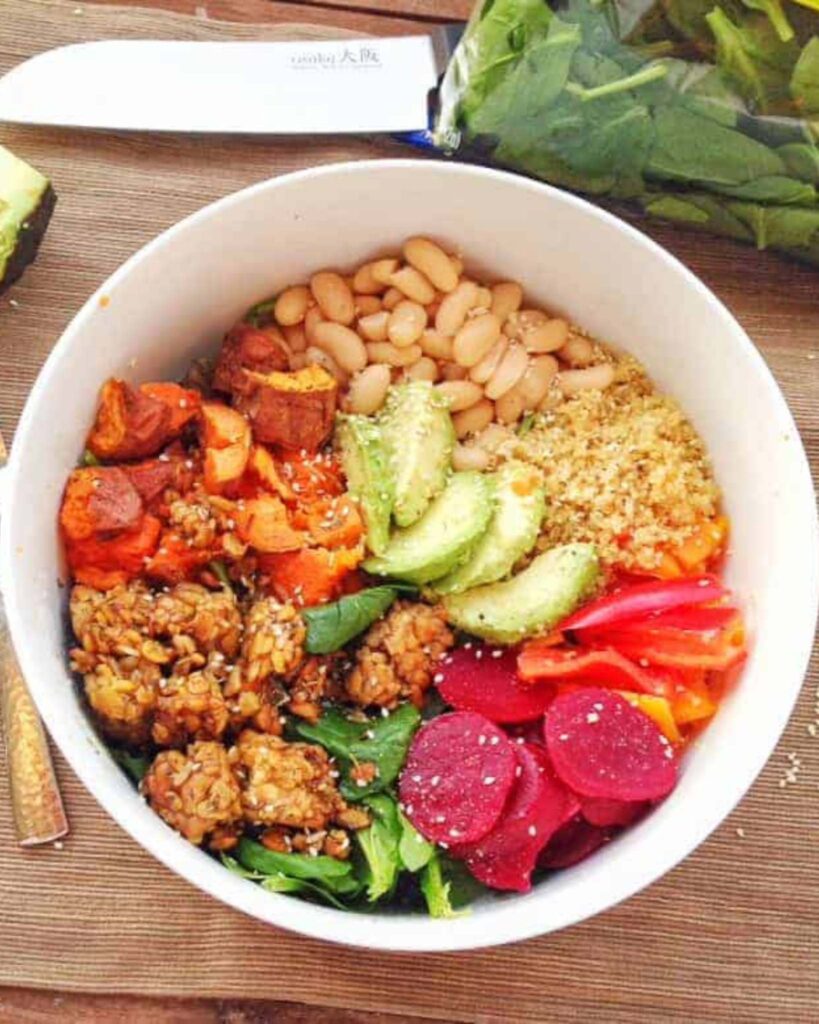 Cold Quinoa Power Bowl