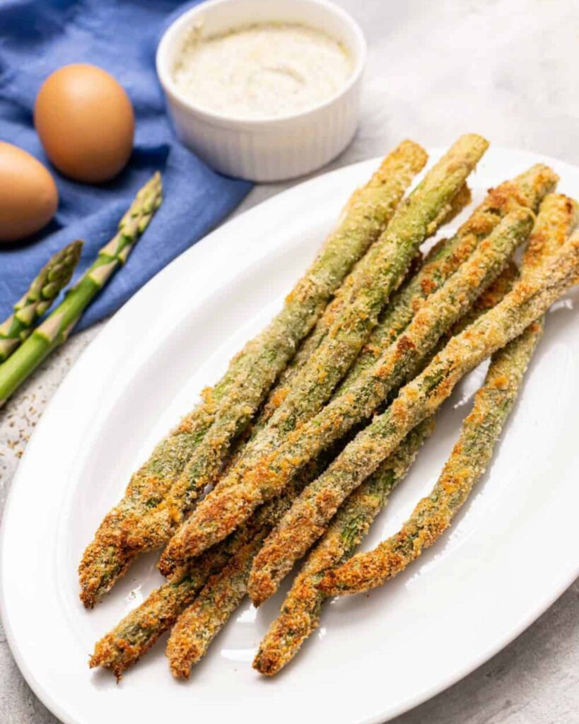 Crispy Parmesan Asparagus Fries