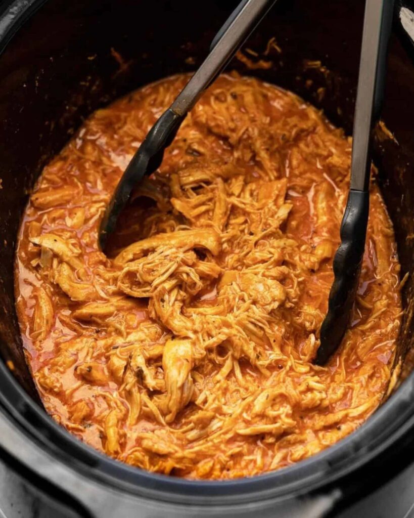 Crockpot Buffalo Chicken