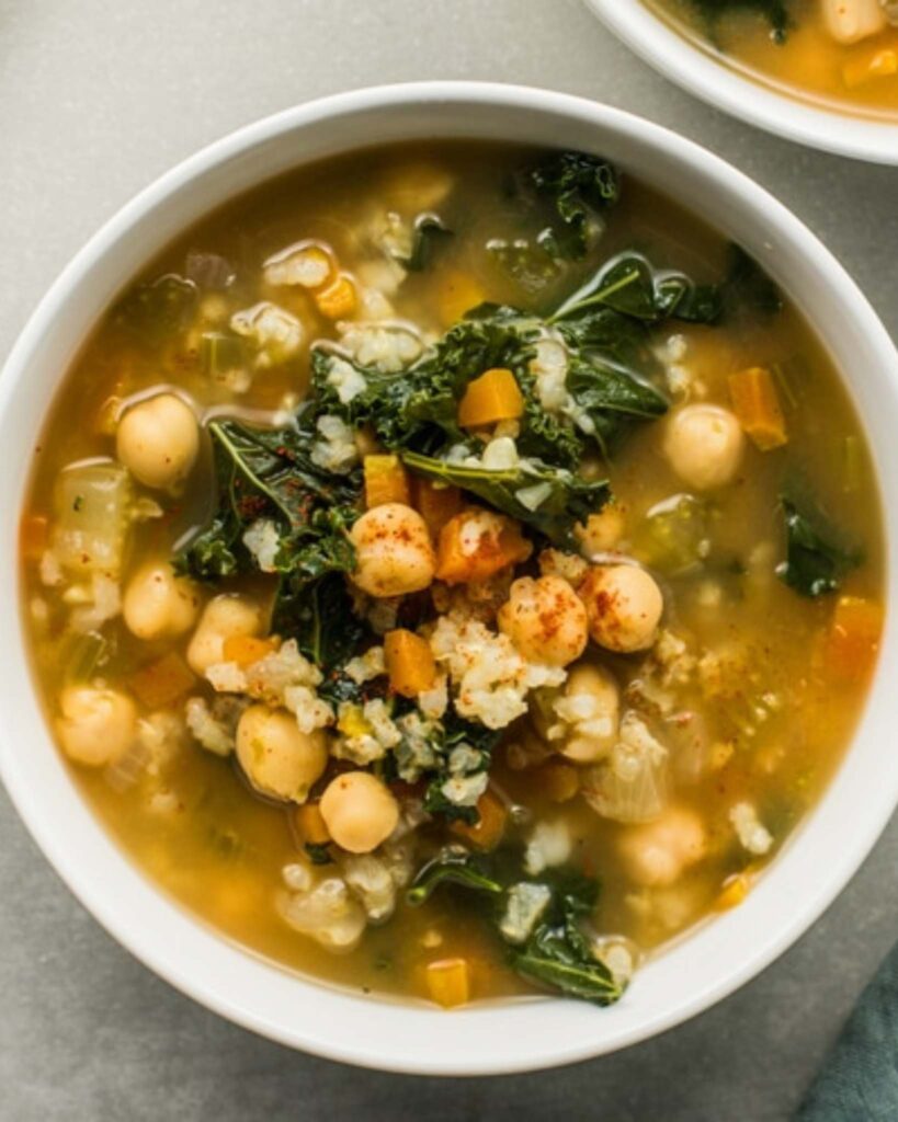 Crockpot Chickpea Vegetable Soup