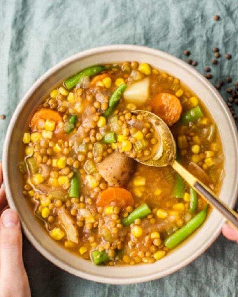 Crockpot Lentil Vegetable Stew
