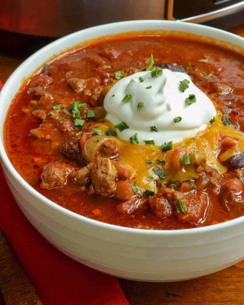 Crockpot Pinto Bean Chili