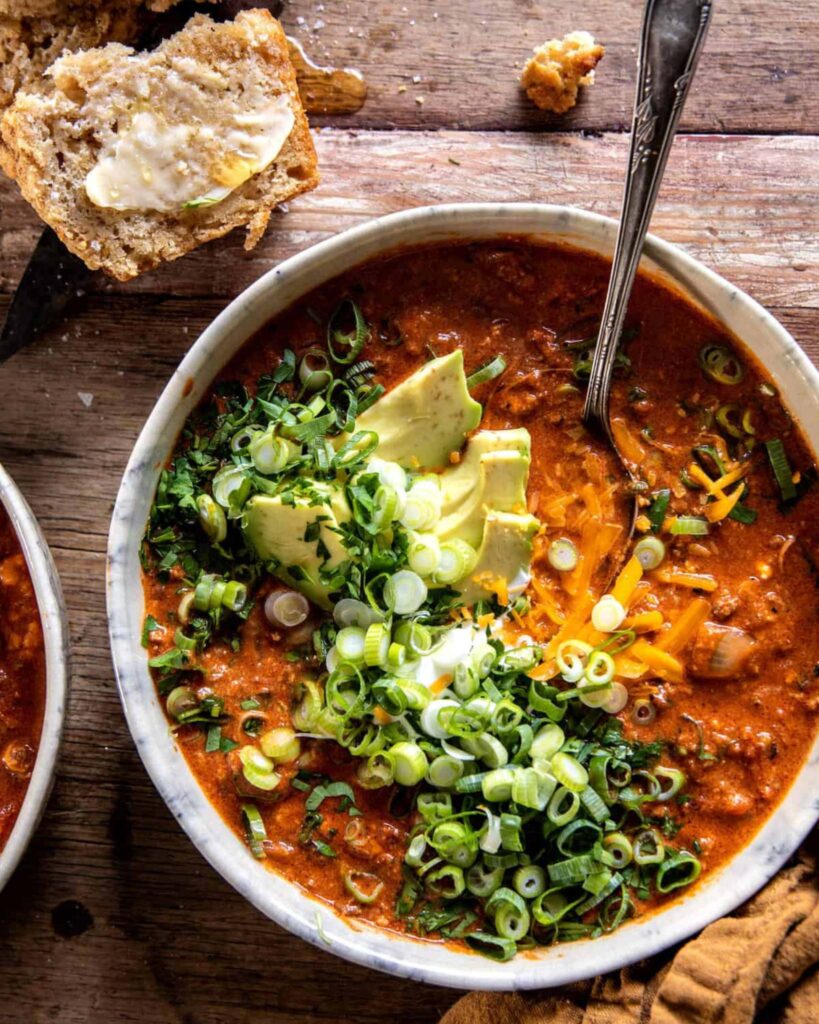 Crockpot Spicy Beef Chili