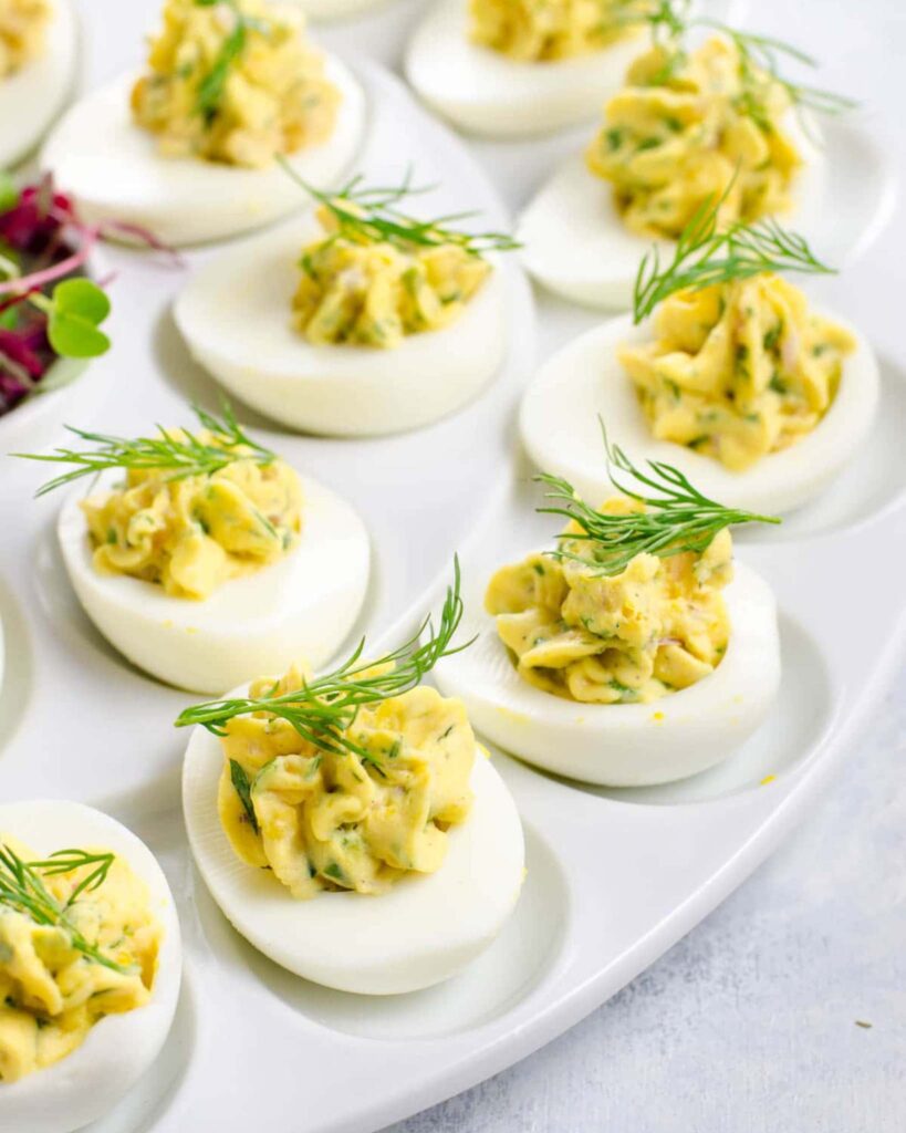 Deviled Eggs with Fresh Herbs