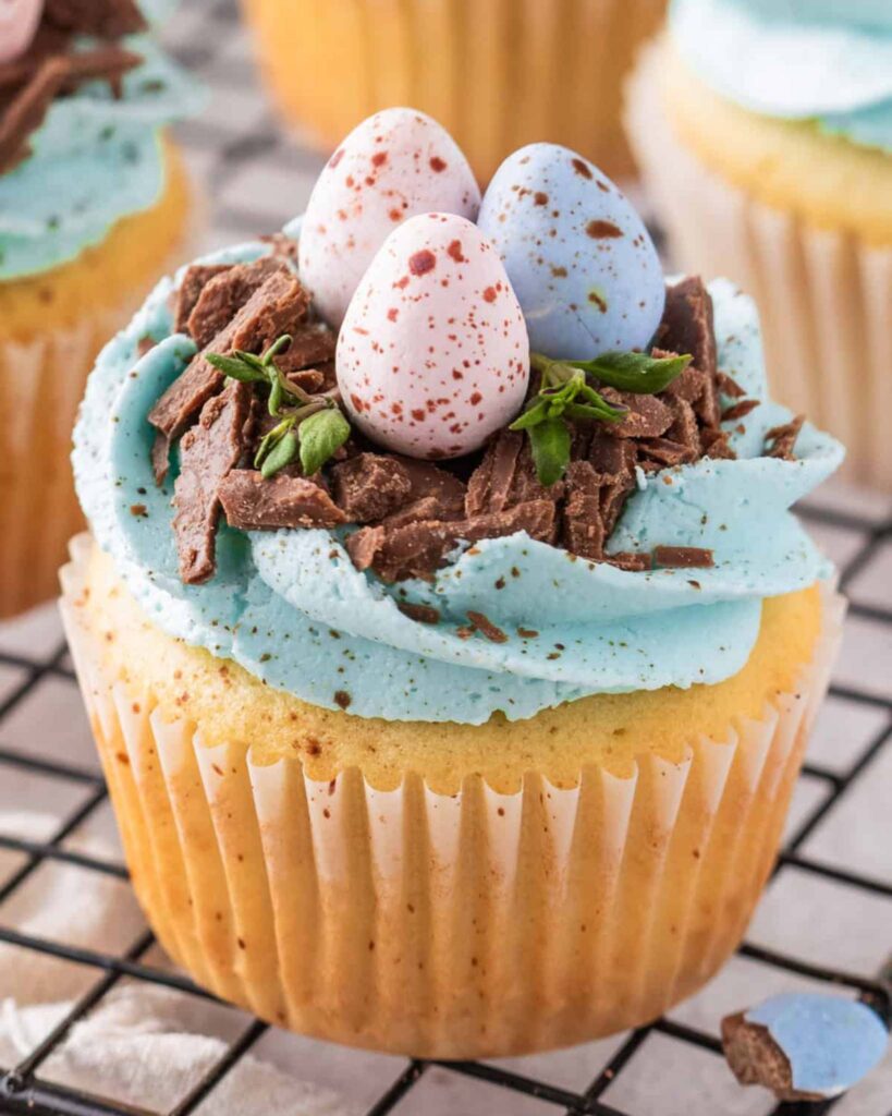 Easter Egg-Inspired Cupcakes