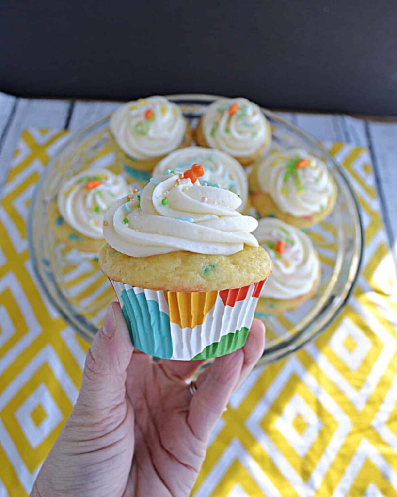 Funfetti Easter Cupcakes