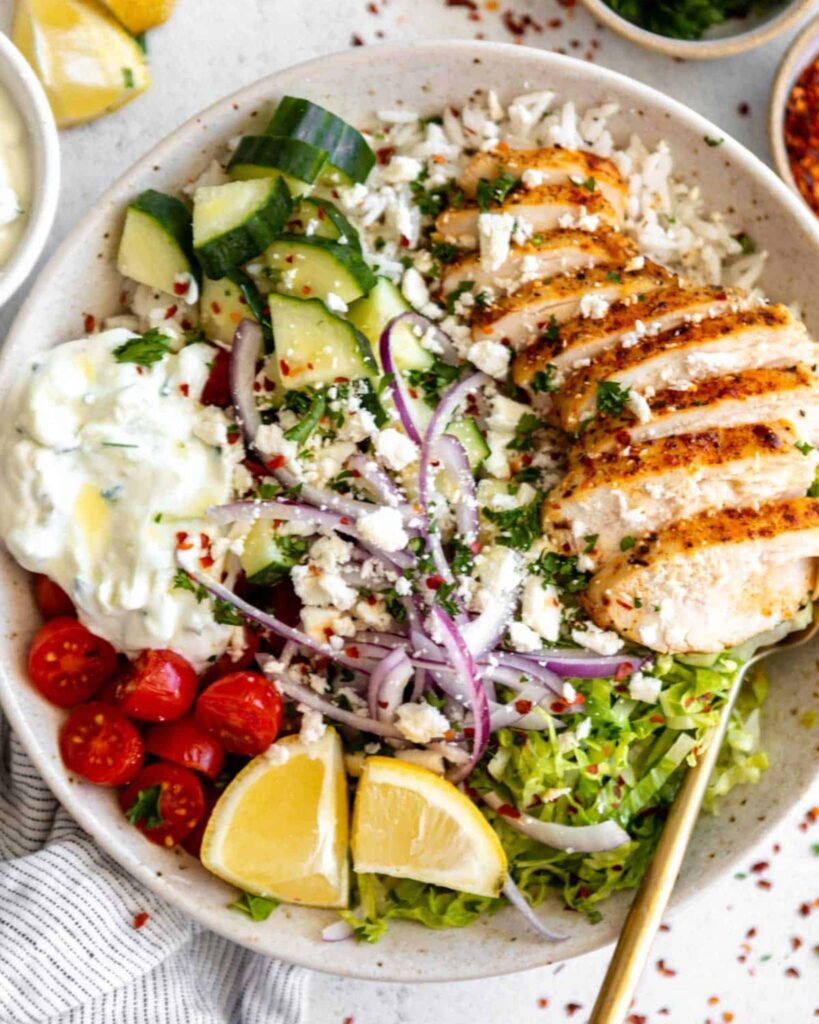 Greek Yogurt Chicken Bowl