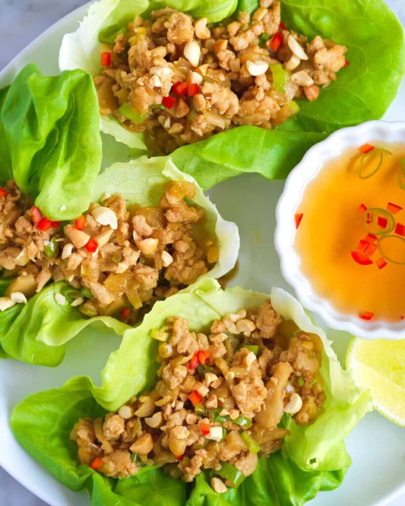 Grilled Chicken Lettuce Wraps