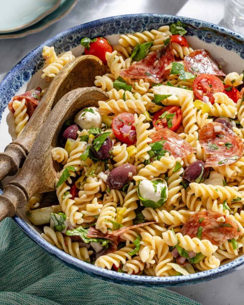 Italian Pasta Salad with Fresh Herbs
