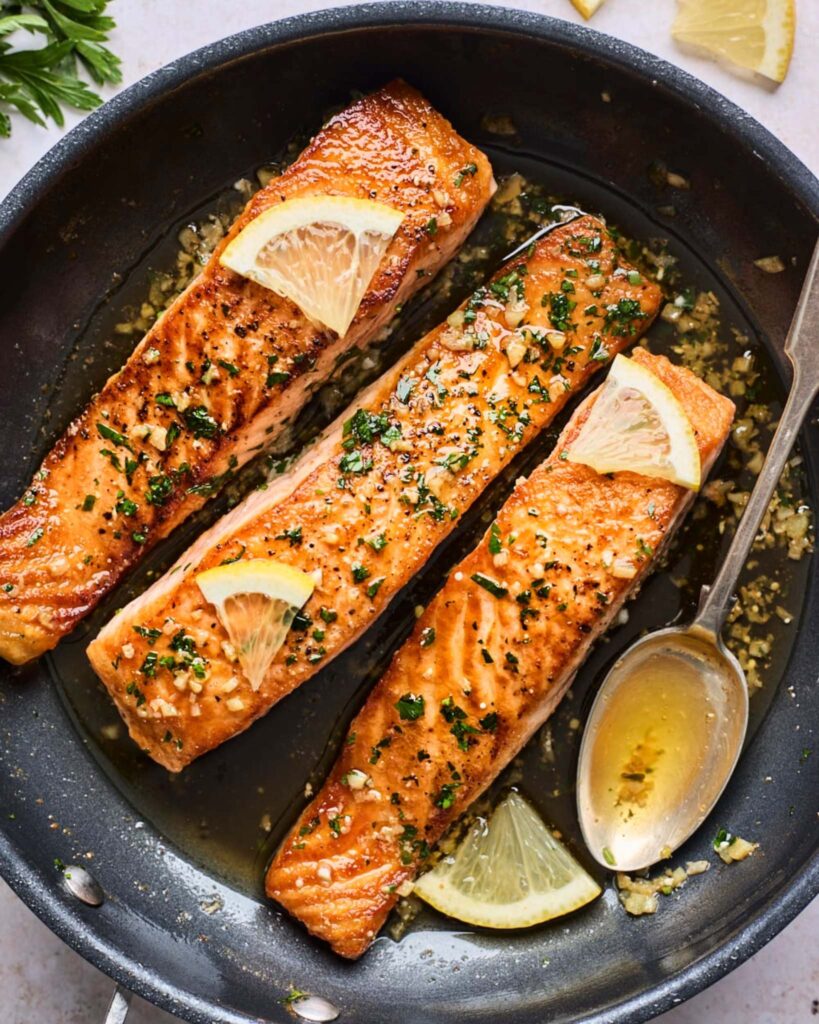 Lemon Butter Salmon with Fresh Herbs