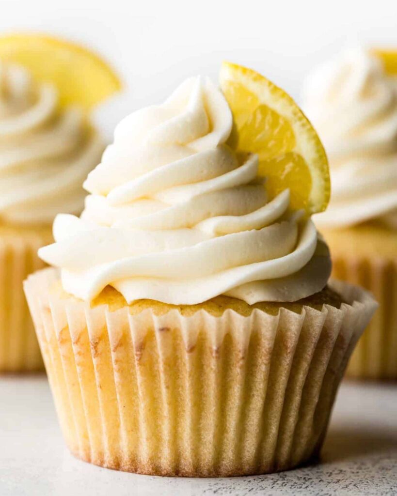 Lemon Zest Spring Cupcakes