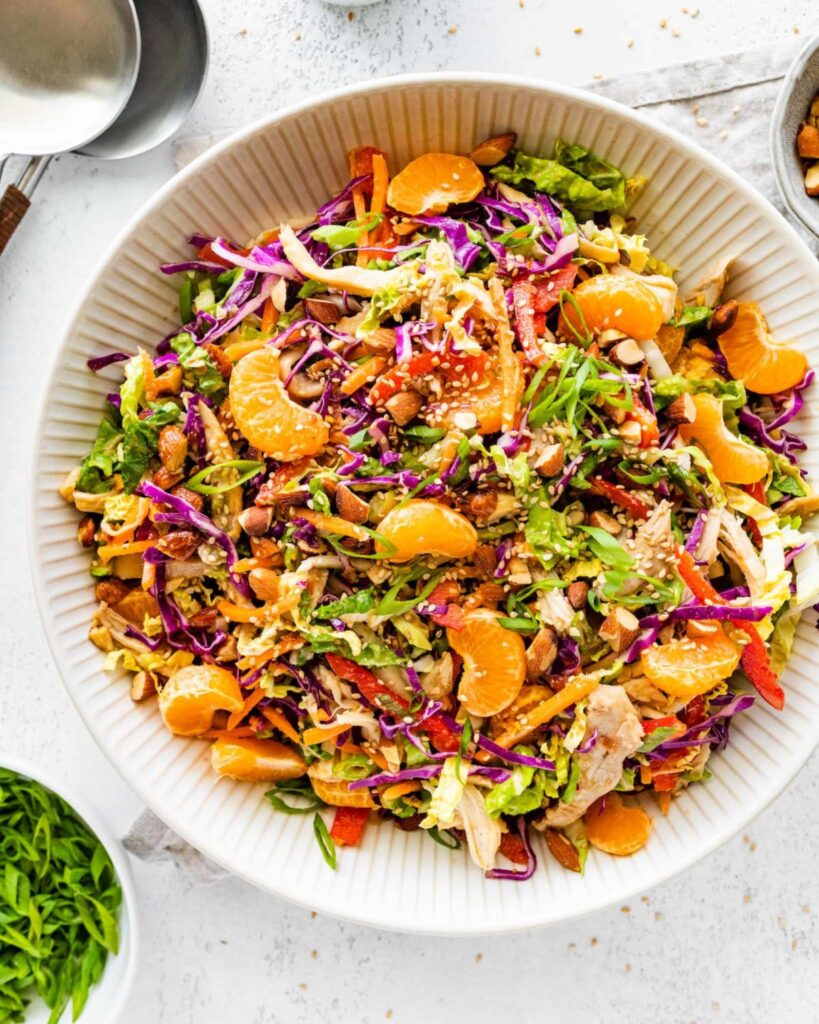 Mandarin Orange and Almond Chicken Salad