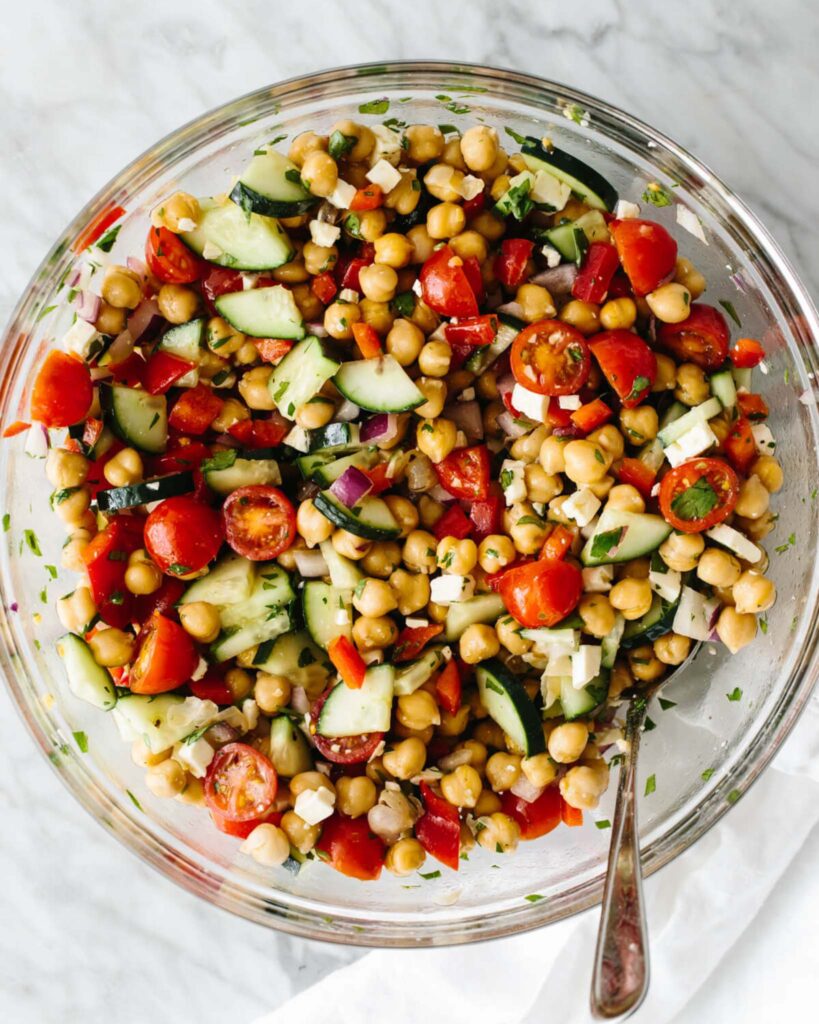Mediterranean Chickpea Salad
