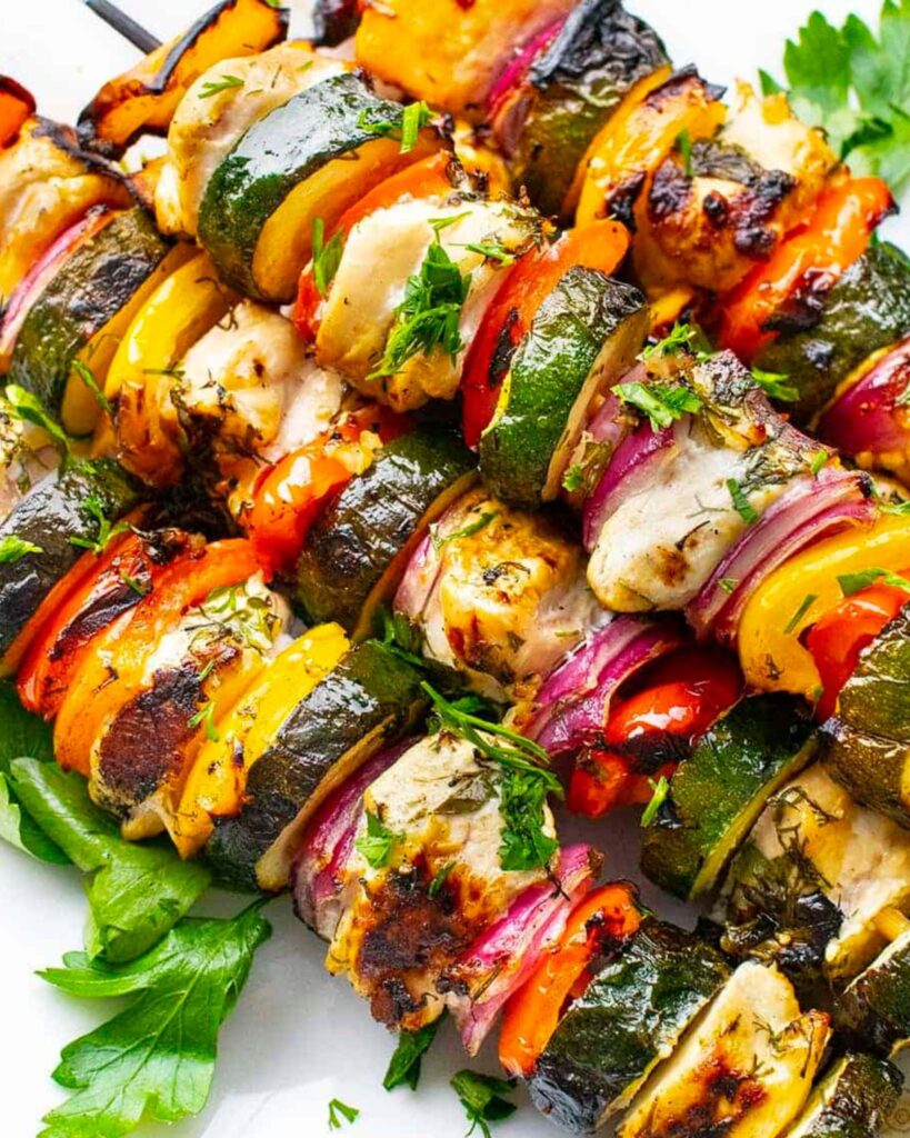 Mediterranean Herb Chicken Skewers