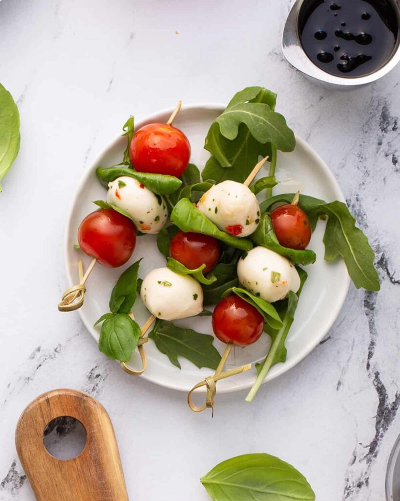Mini Caprese Skewers