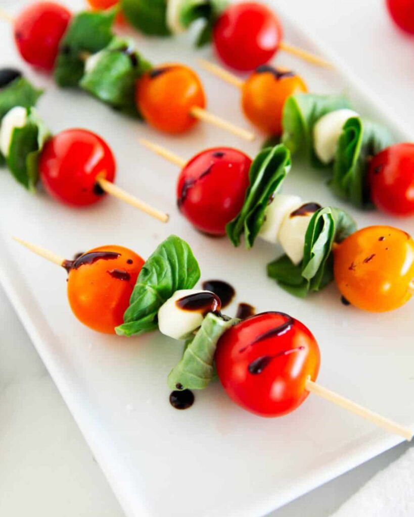 Mini Caprese Skewers