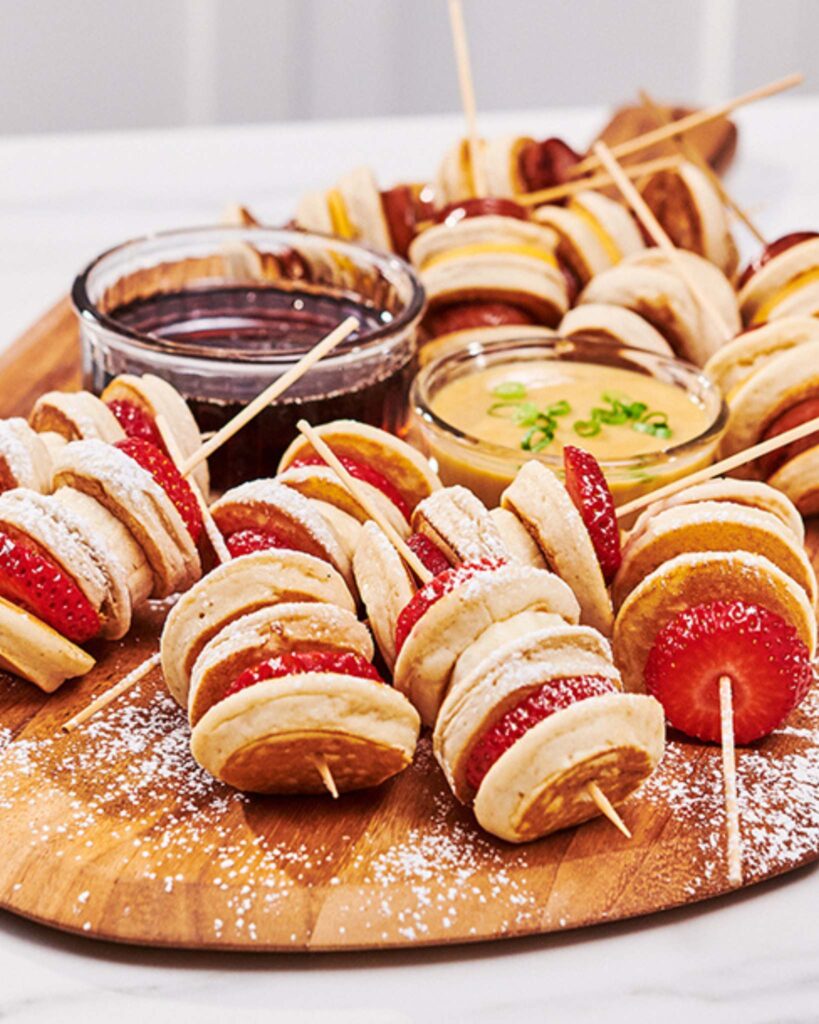 Mini Pancake Skewers