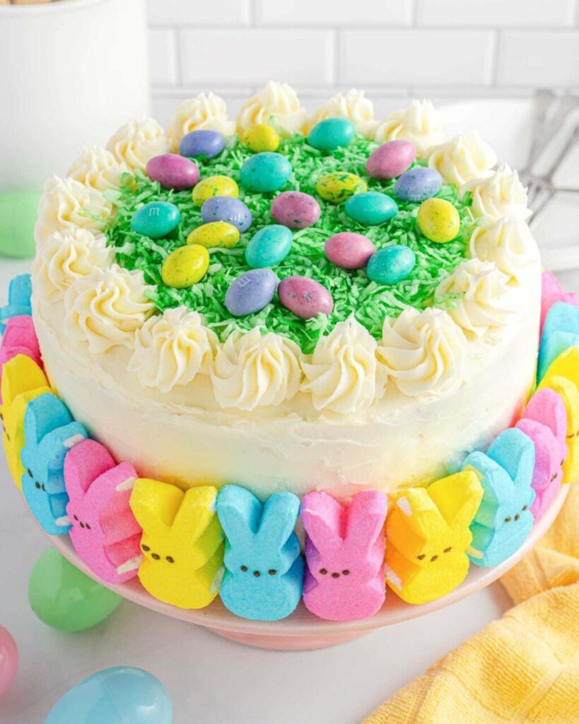Peeps Easter Cake