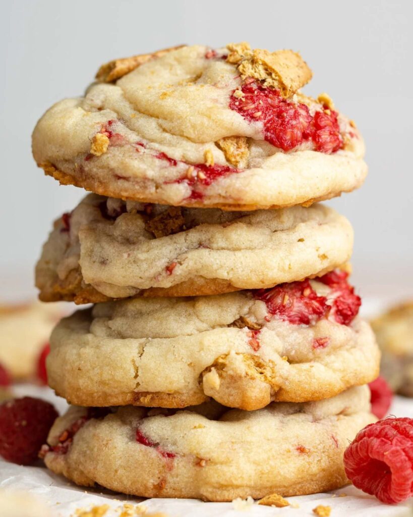 Raspberry Cheesecake Cookies