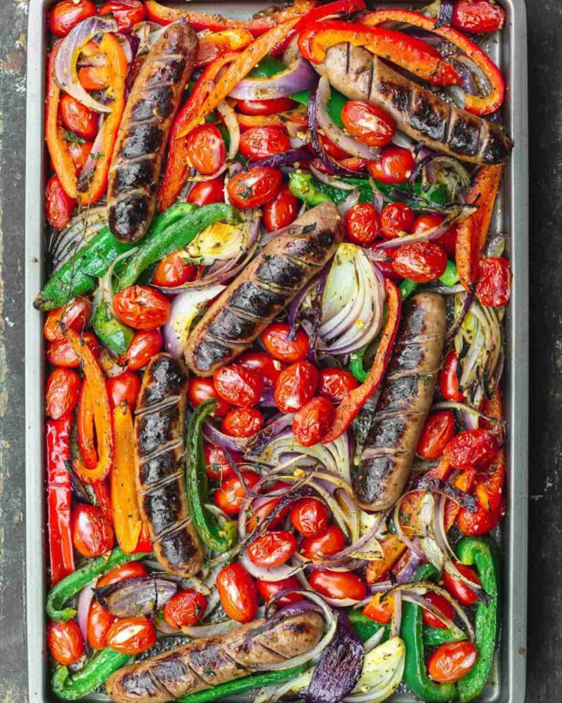 Sausage, Peppers, and Onions