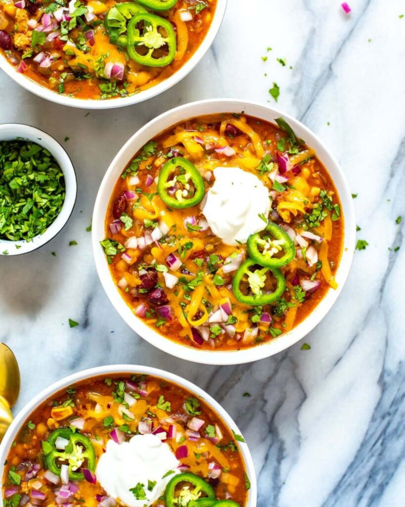 Slow Cooker Turkey Chili