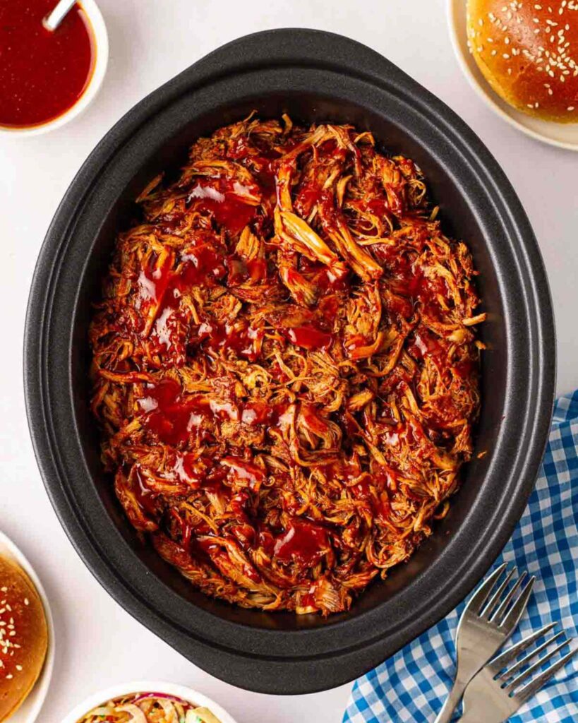 Slow cooker pulled pork