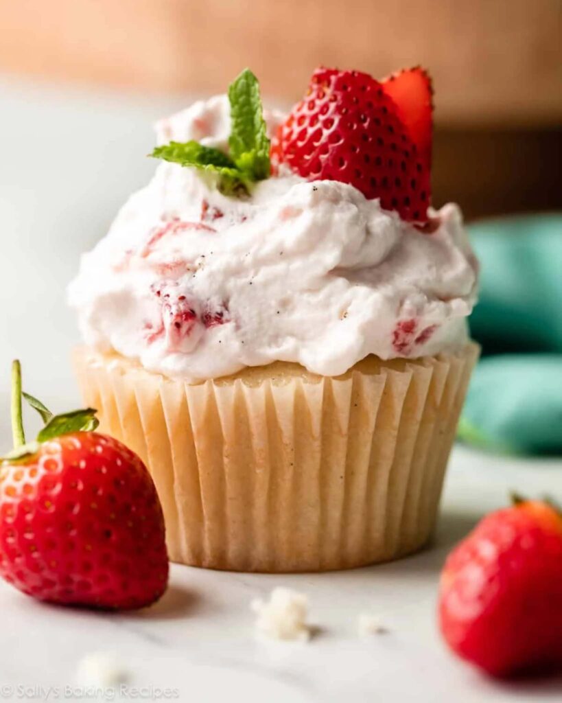 Strawberry Shortcake Cupcakes
