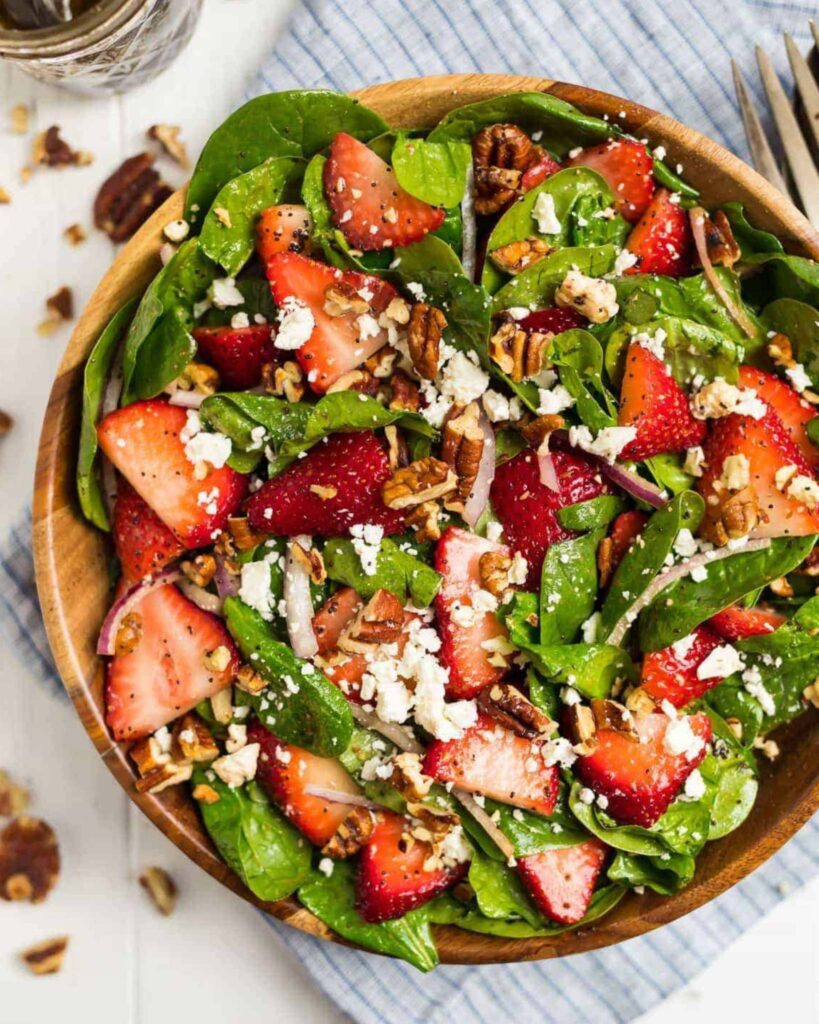 Strawberry Spinach Salad