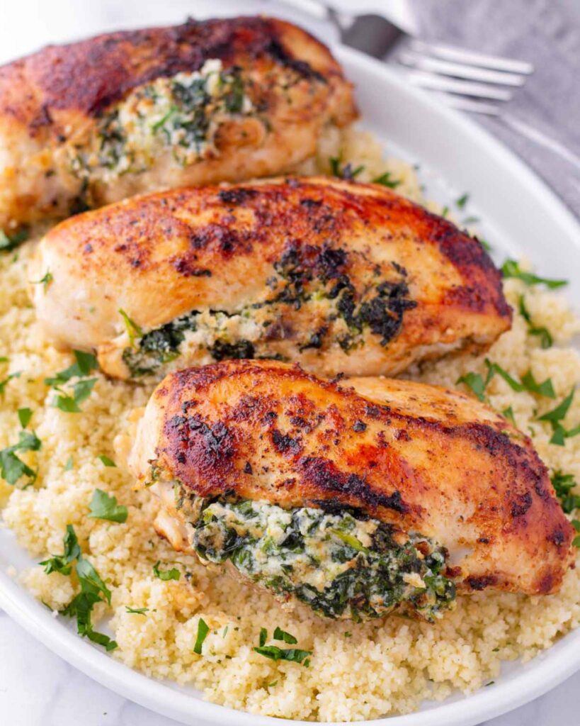 Stuffed Chicken Breast with Spinach and Ricotta