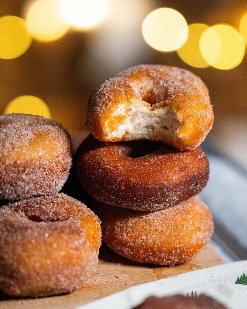 Sweet Cinnamon Campfire Donuts