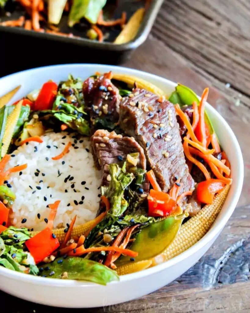 Teriyaki Beef & Snap Peas