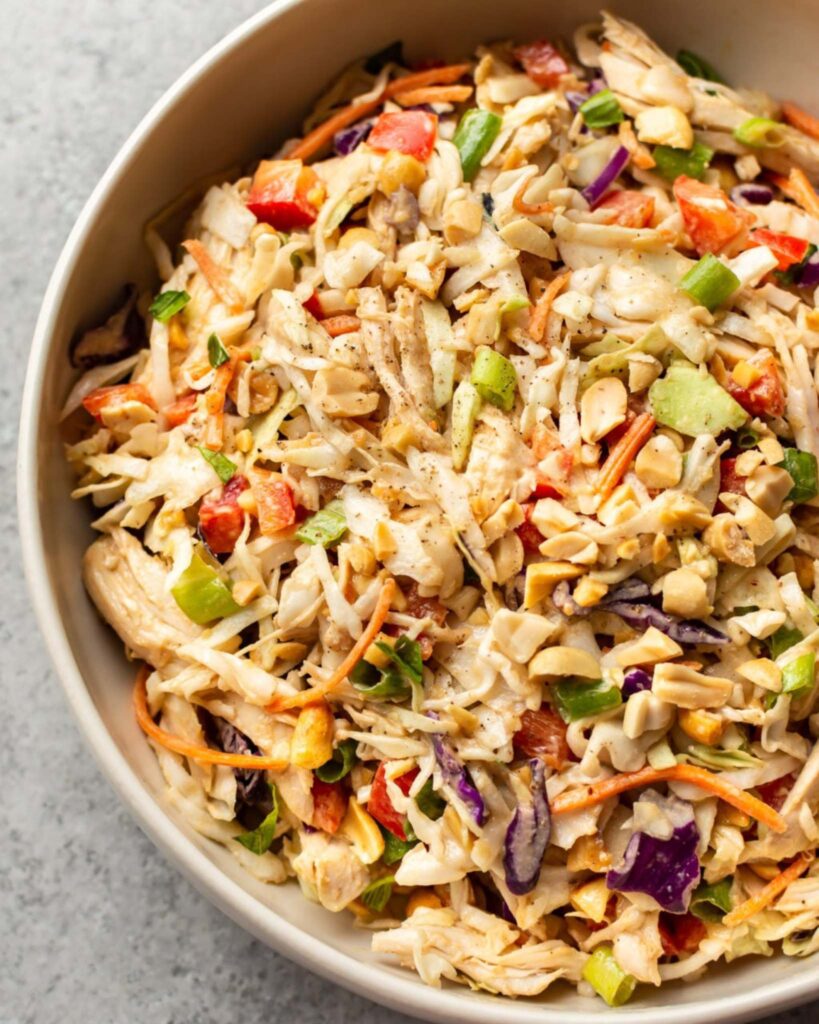 Thai Peanut Ginger Chicken Salad