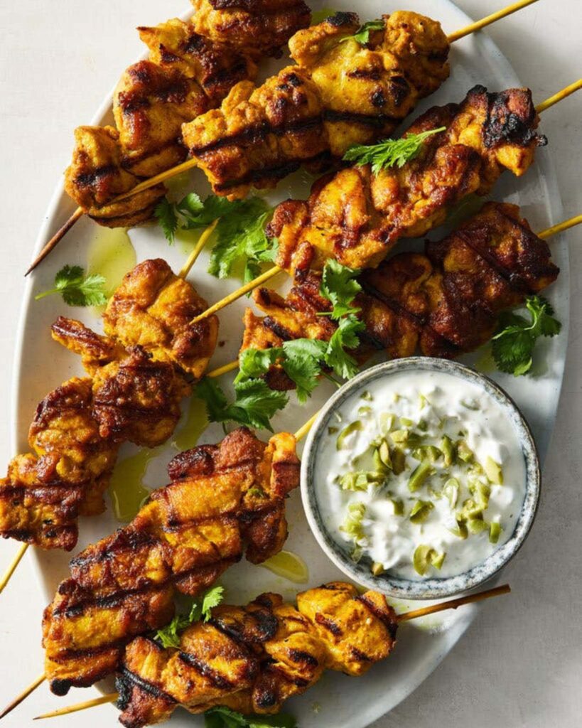 Turmeric Ginger Immune‑Boosting Chicken Skewers