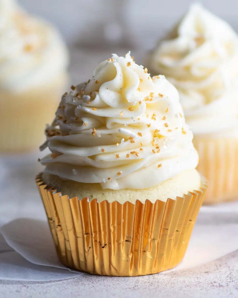 Vanilla Bean Easter Cupcakes