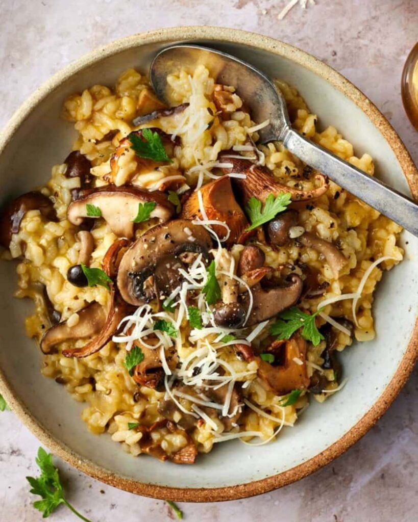 Vegetarian Mushroom Risotto