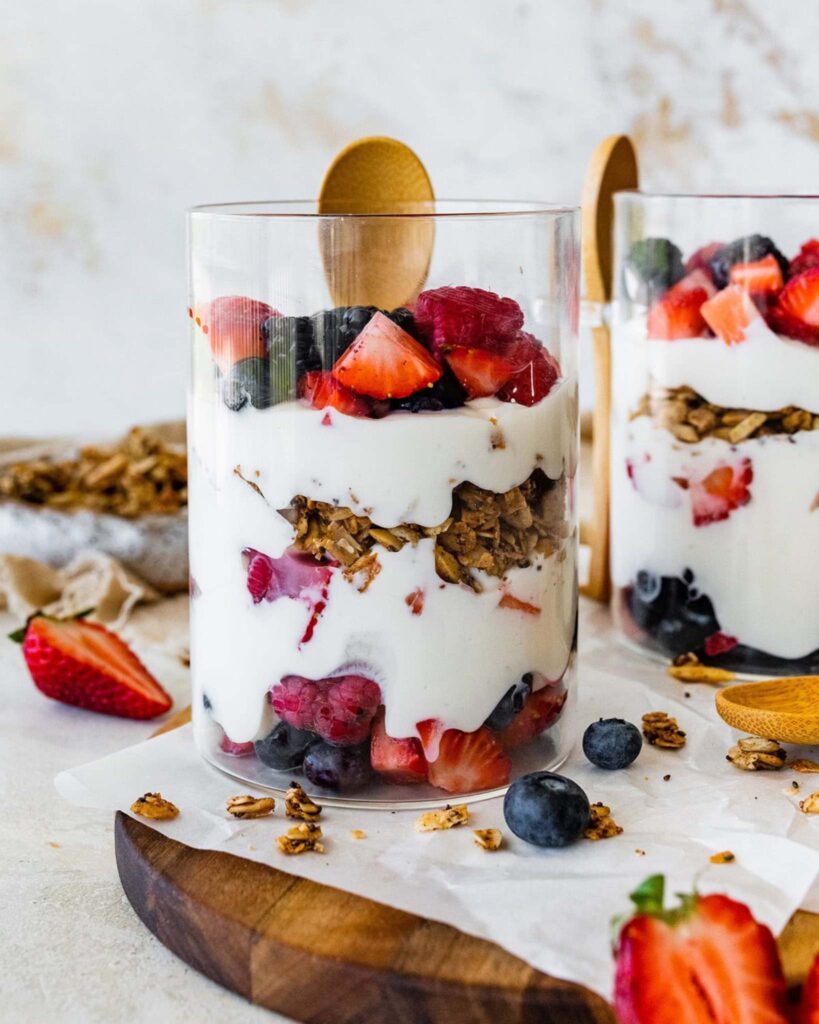 Yogurt Berry Parfait Cups