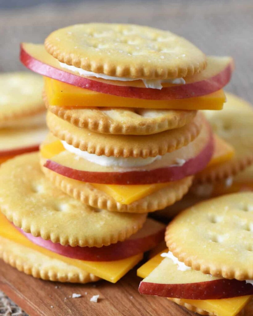 Apple and Cheese Slices