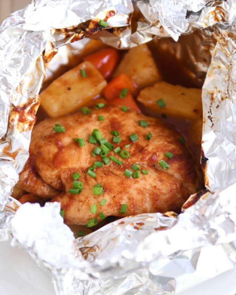 BBQ Chicken Foil Packs