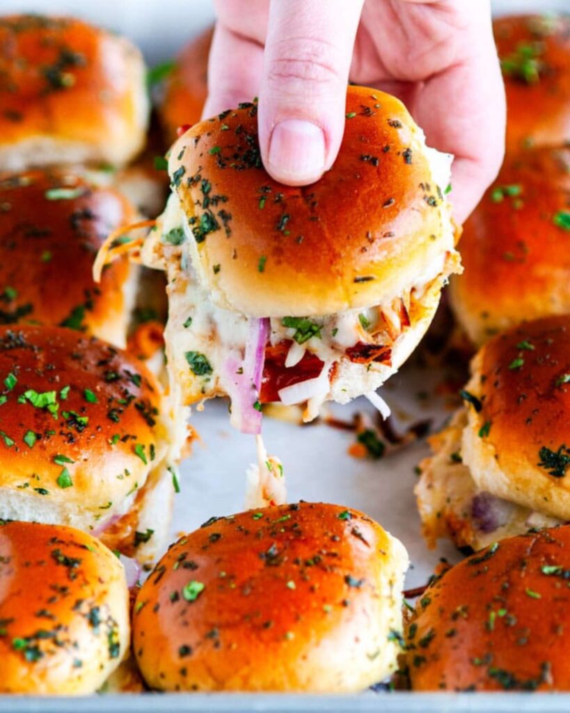 BBQ Pulled Chicken Sliders