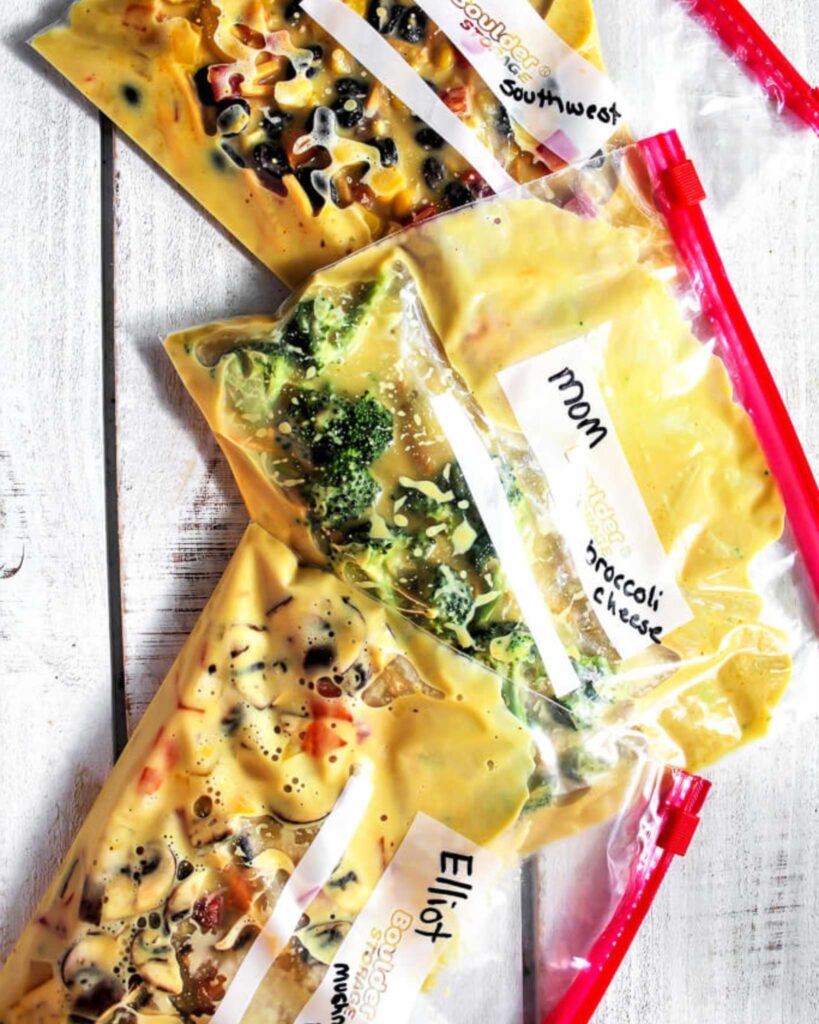 Boiled Eggs with Veggies