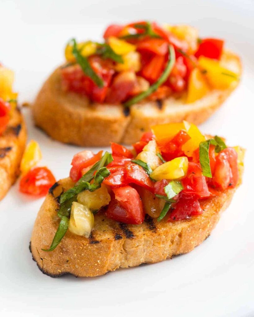 Bruschetta with Fresh Tomatoes