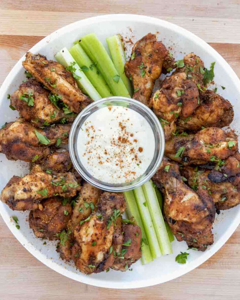 Cajun Grilled Chicken Wings